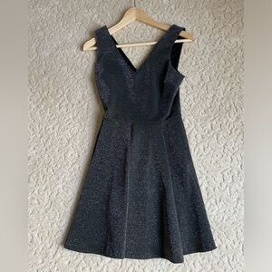 Charcoal grey sparkly dress